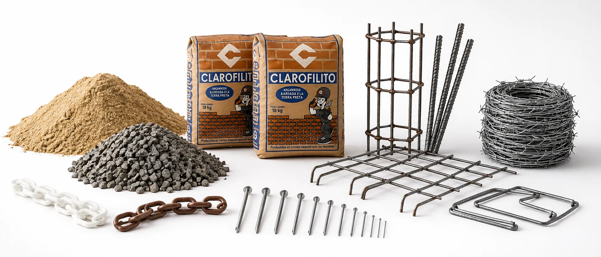 Ferragens e materiais para obra
